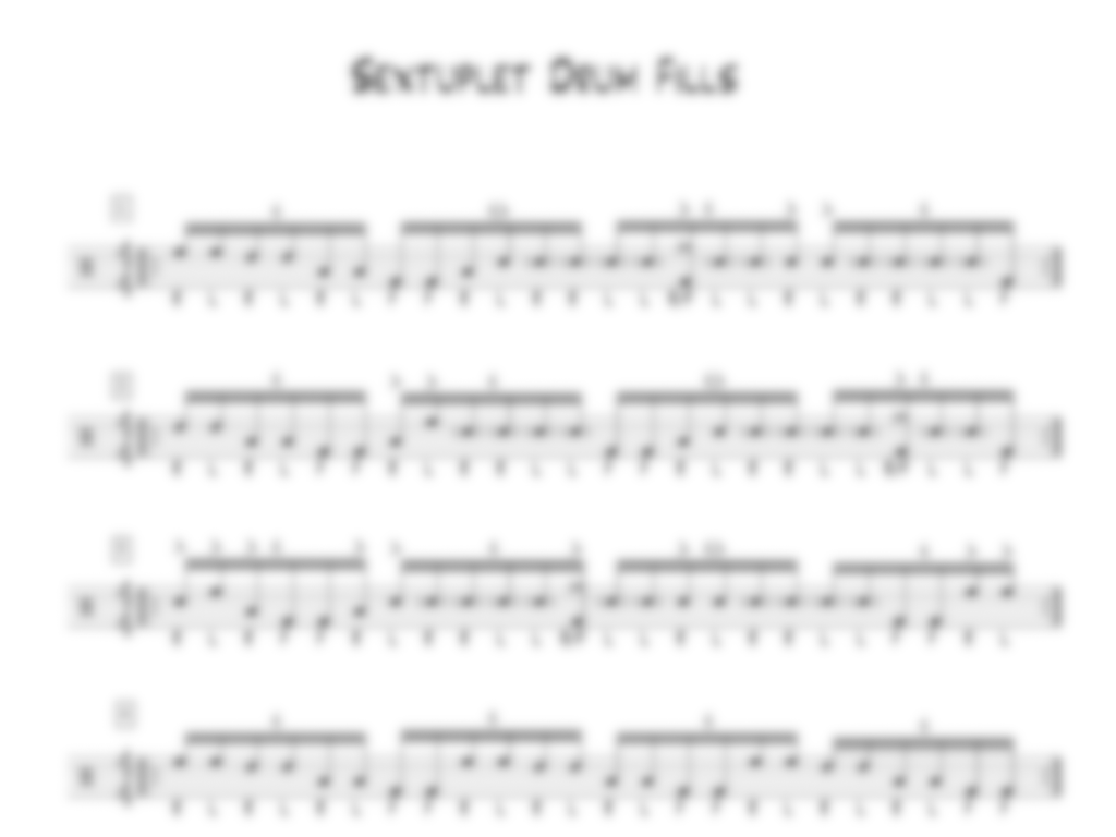 Sextuplet Drum Fills