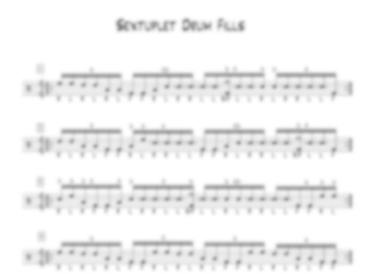 Sextuplet Drum Fills