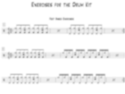 Exercises for the Drum Kit