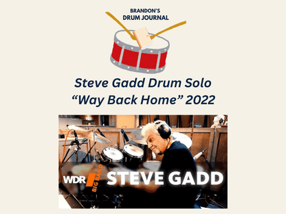 Steve Gadd Drum Solo | "Way Back Home" - WDR Big Band 2022