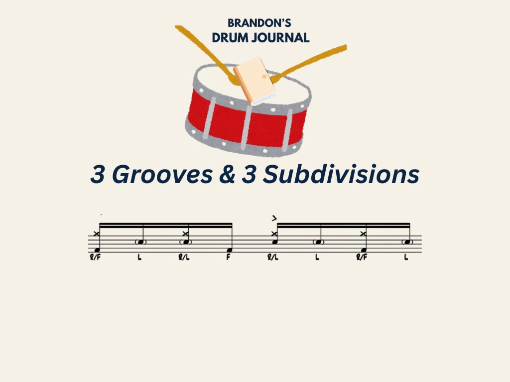 3 Grooves & 3 Subdivisons