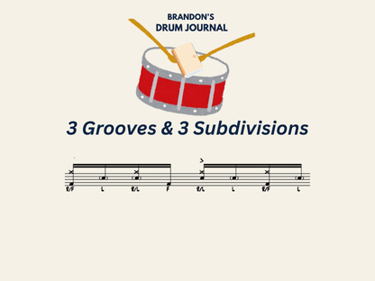 3 Grooves & 3 Subdivisons