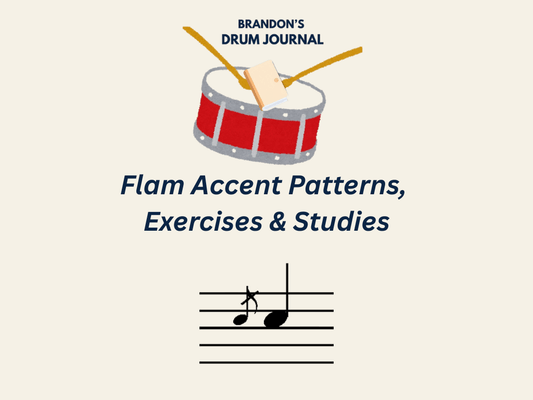 Flam Accent Patterns, Exercises & Studies
