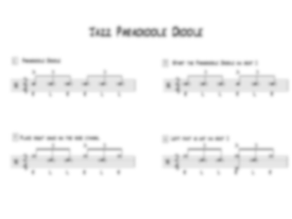 Jazz Paradiddle Diddle