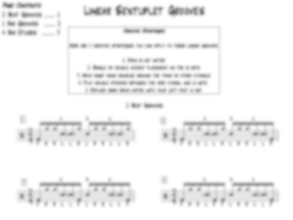 Linear Sextuplet Grooves